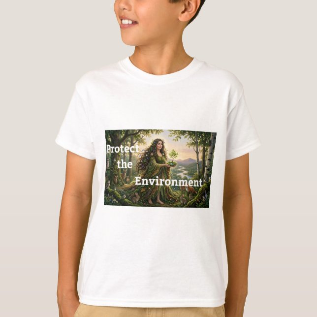 Protect the Environment  T-Shirt (Front)
