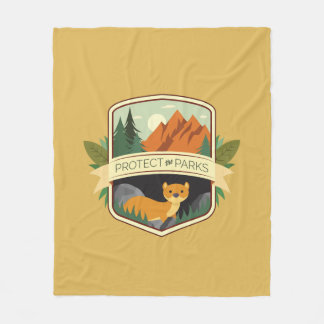 Protect the Parks Weasel Fleece Blanket