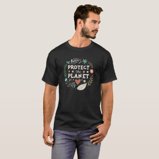 Protect the Planet Typography T-Shirt Design 