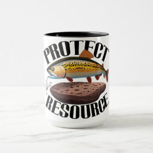 Protect The Resource With Rainbow Trout In Habitat Mug