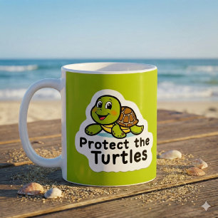 Protect The Turtles Mug