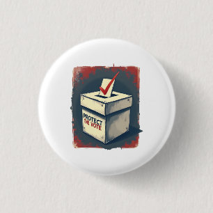 Protect the Vote 1 Inch Round Button