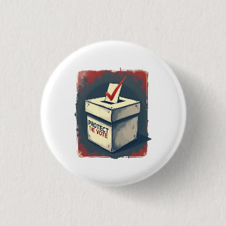 Protect the Vote 1 Inch Round Button