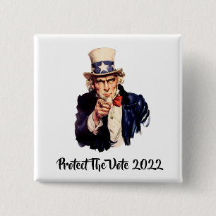 Protect The Vote 2022 Button