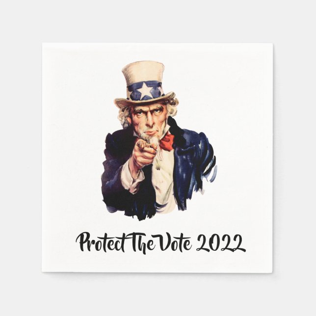 Protect The Vote 2022 Napkins (Front)