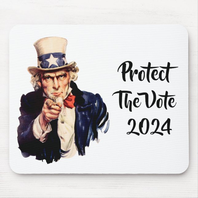 Protect The Vote 2024 Mouse Pad (Front)