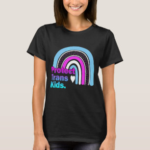 Protect Trans Kid Pride Lgbt Rainbow T-Shirt