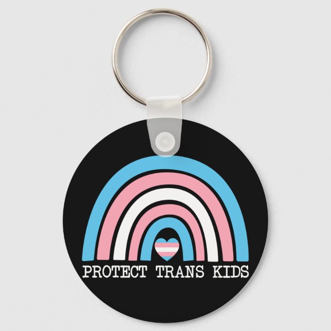 Protect Trans Kids Keychain (Front)