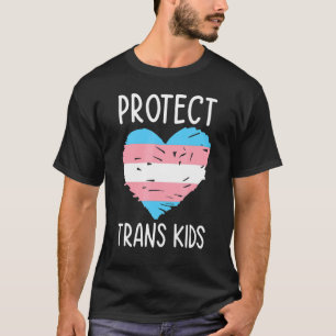 Protect Trans Kids Lgbtq Rainbow Pride Diversity Q T-Shirt