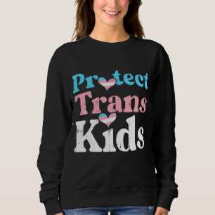 Protect Trans Kids Transgender Pride Flag Lgbtq Mo Sweatshirt