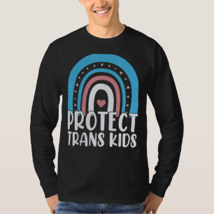 Protect Trans Kids Transgender Support LGBT Pride  T-Shirt