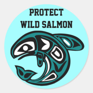 Protect Wild Salmon sticker