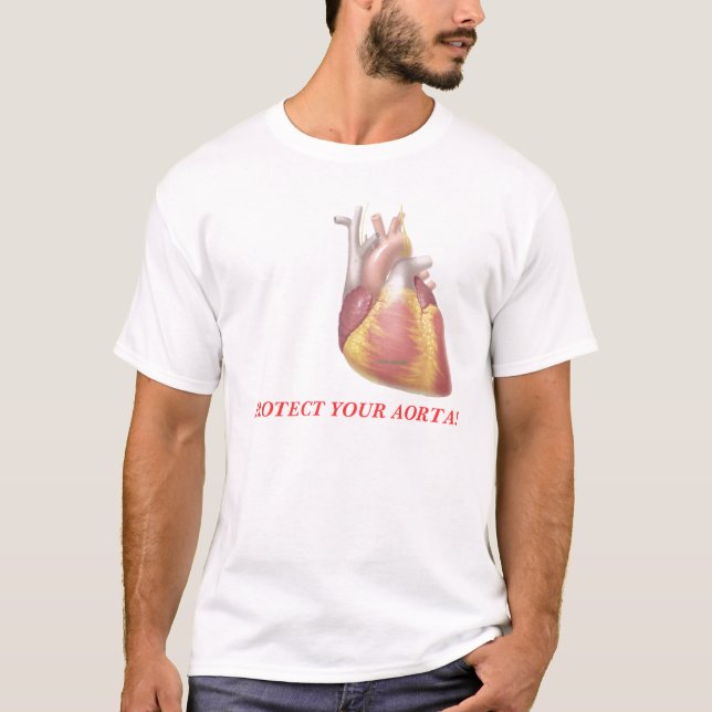 PROTECT YOUR AORTA! T-Shirt (Front)