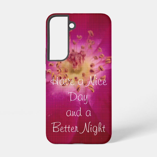 Protect your device with stylish Have a Nice Day  Samsung Galaxy S22 Case (Back)