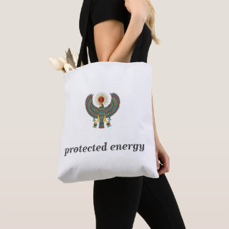 Protect Your Energy Horus Eye Egyptian Symbol Desi Tote Bag