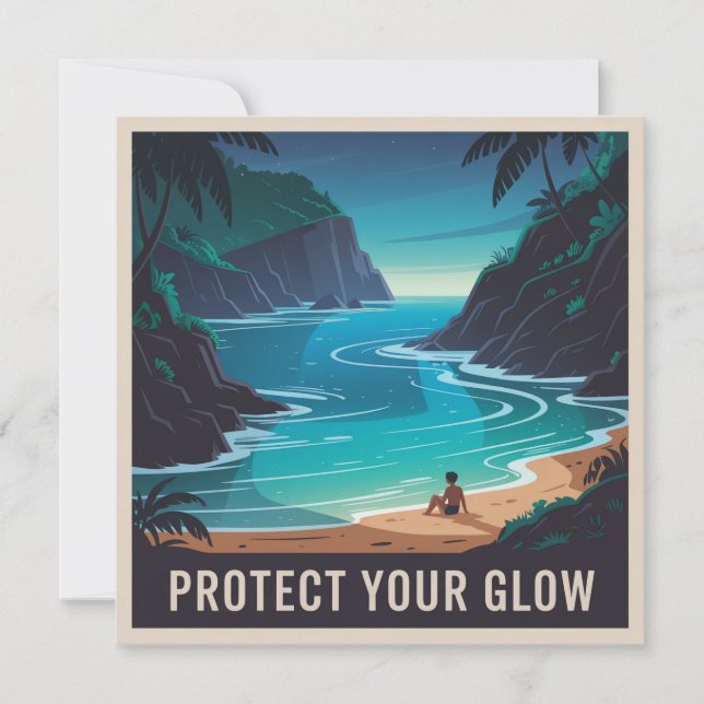 Protect Your Glow Invitation (Front)