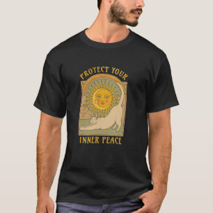 Protect Your Inner-peace Funny Cat Tarot Witch Zod T-Shirt