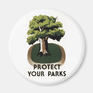 Protect Your Parks Magnet