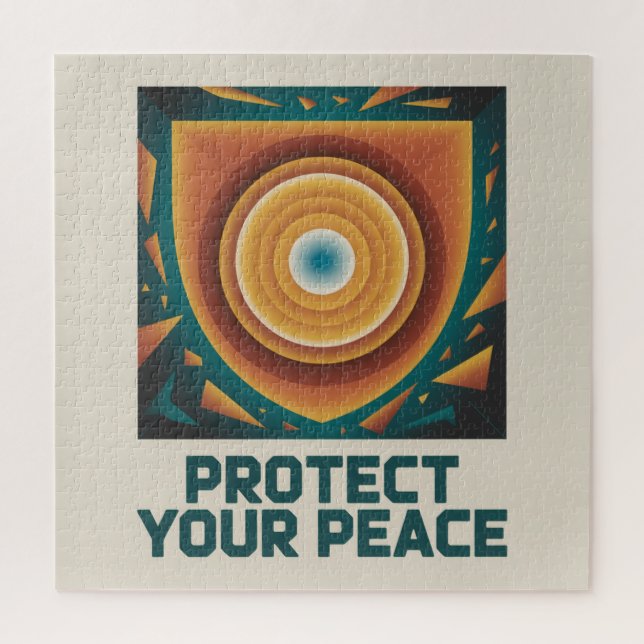 Protect Your Peace Jigsaw Puzzle (Vertical)