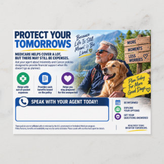 Protect Your Tomorrows | Cancer & Indemnity  Holiday Postcard