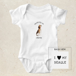 Protected by Beagle Dog shirt