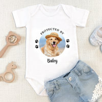 Protected By Dog Personalized Photo 