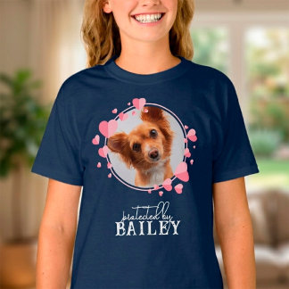 Protected by Dog Personalized Photo T-Shirt