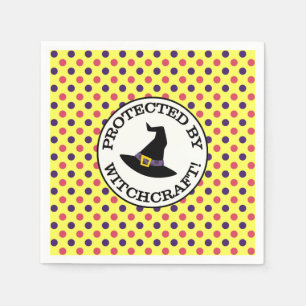 PROTECTED BY WITCHCRAFT NAPKIN