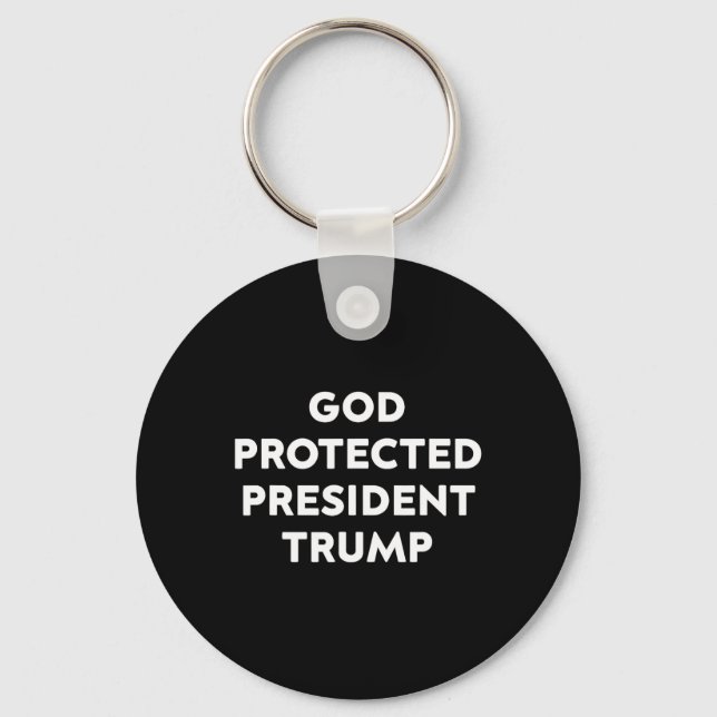 Protected President Trump  Keychain (Front)