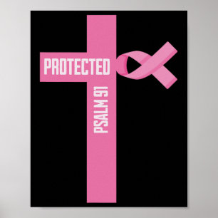 Protected Psalm 91 Christian 91st Psalm Bible Brea Poster