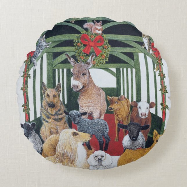 Protected Round Pillow (Front)