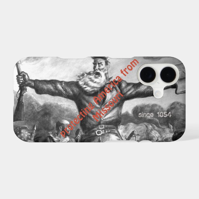 Protecting America From Missouri Since 1854 iPhone (Back (Horizontal))