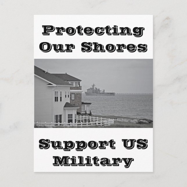 "Protecting our shores" collection Postcard (Front)