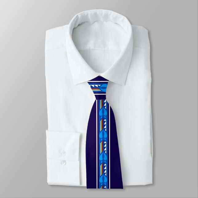 Protecting The People (Blue) Tie (Tied)
