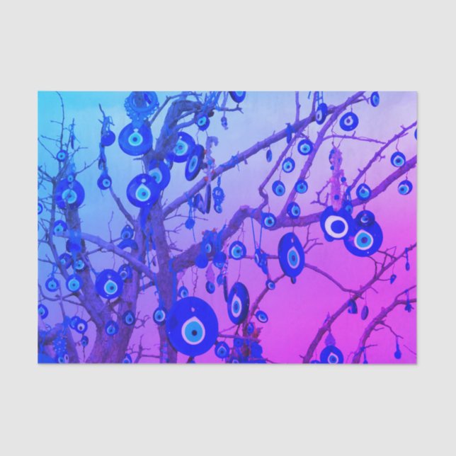 Protection agasint Evil Eye Amulet Gift Tissue Paper (Front)