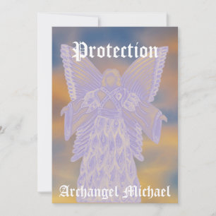 Protection Archangel Michael-Customize Invitation