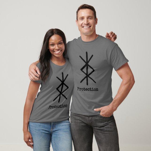 Protection Bind Runes Symbol T-Shirt (Unisex)