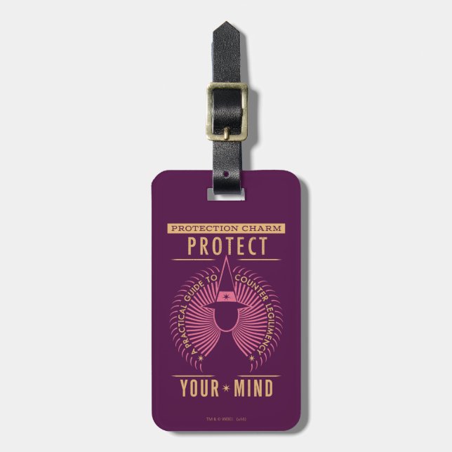 Protection Charm Guidebook Luggage Tag (Front Vertical)