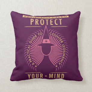 Protection Charm Guidebook Throw Pillow