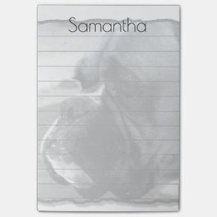 Protection de notes de post-it de chien de boxeur