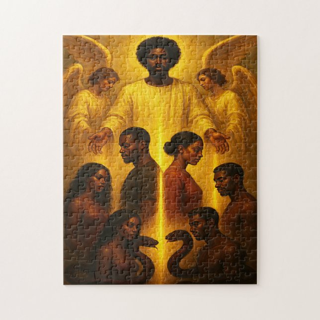 Protection Divine Puzzle du mariage chrétien (Vertical)