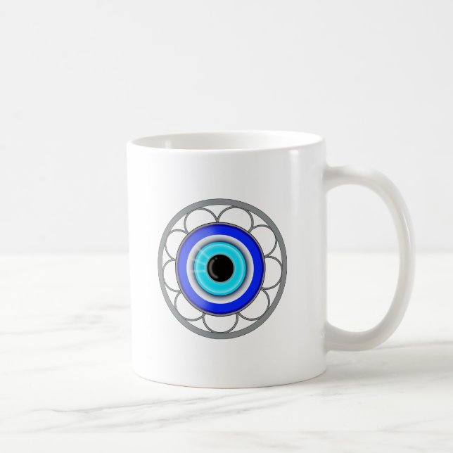 Protection From Bad Luck- Evil Eye - Coffee Mug (Right)