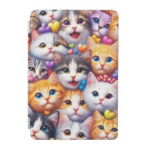 Cute Cat fait face à la couverture intelligente iP