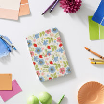 Floral iPad Cover with initials