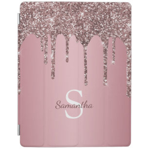 Protection iPad Rose Gold Rose Parties scintillant Drives Sparkle