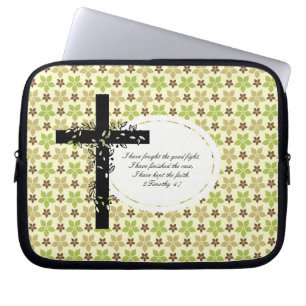 Protection Pour Ordinateur Portable 2 Timothée 4:7 Portable ou Manche de Porte-Carnet
