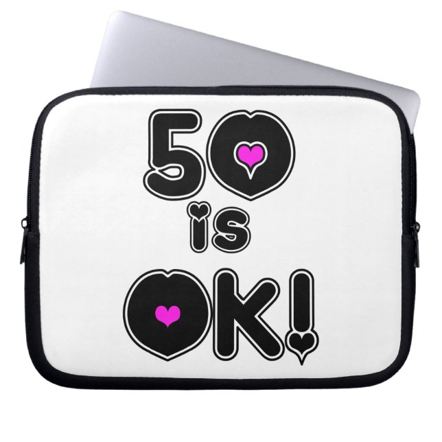 Protection Pour Ordinateur Portable 50 est anniversaire CORRECT (Devant)