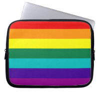 7 Stripes Gay pride Arc-en-ciel Drapeau Portable