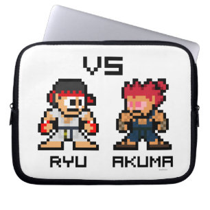 Protection Pour Ordinateur Portable 8bit Ryu CONTRE Akuma