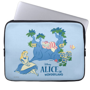 Protection Pour Ordinateur Portable Alice et Cheshire Cat